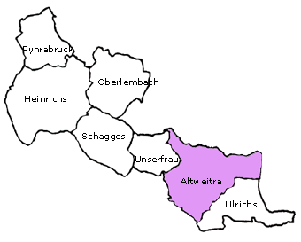 Karte Katastralgemeinde Altweitra